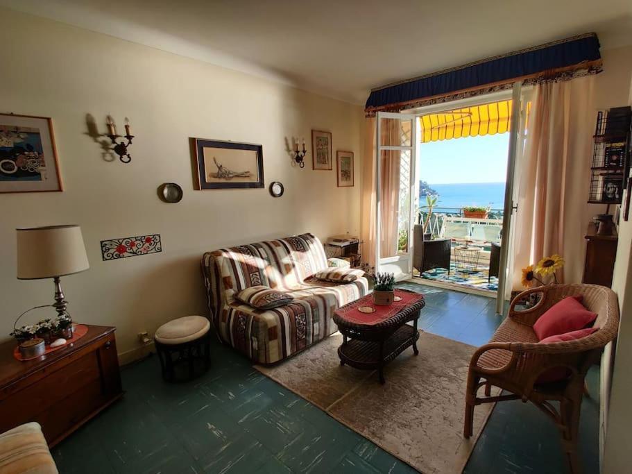 Vintage Flat On Villefranche Bay - Free Car Park 外观 照片