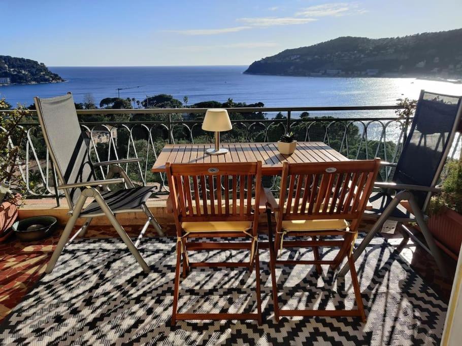Vintage Flat On Villefranche Bay - Free Car Park 外观 照片