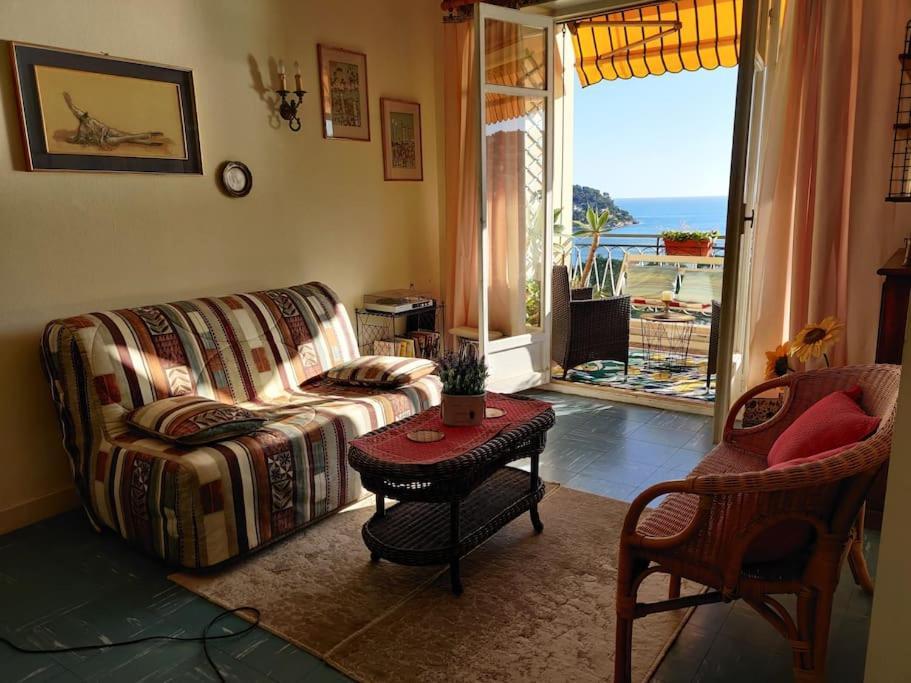Vintage Flat On Villefranche Bay - Free Car Park 外观 照片