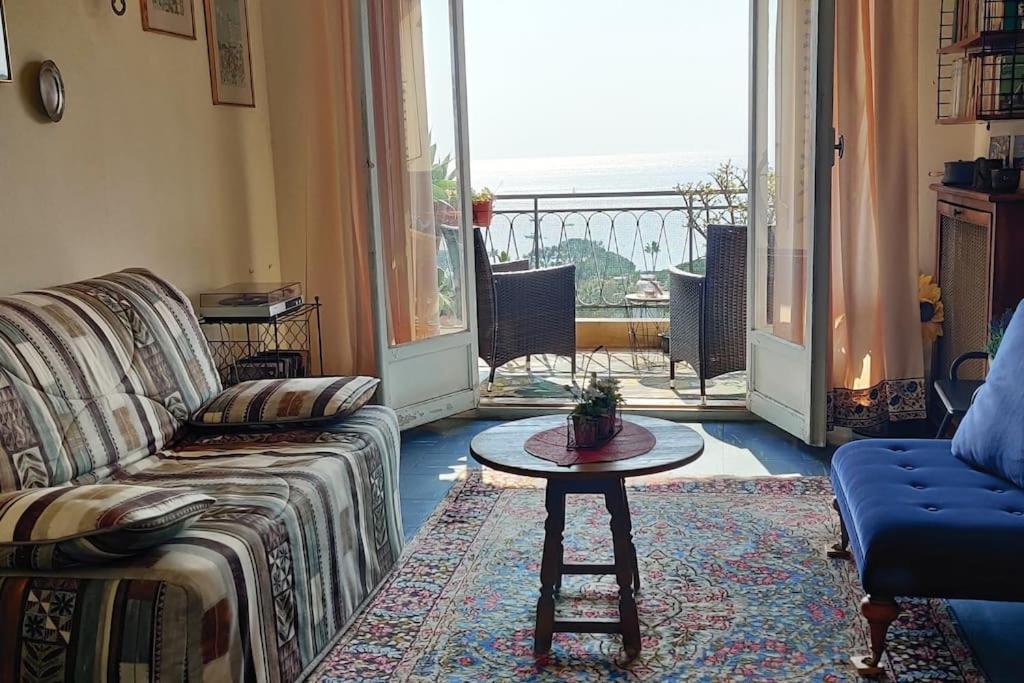 Vintage Flat On Villefranche Bay - Free Car Park 外观 照片