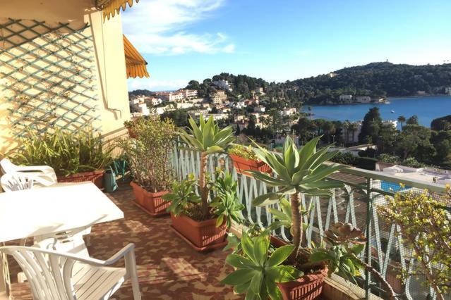 Vintage Flat On Villefranche Bay - Free Car Park 外观 照片