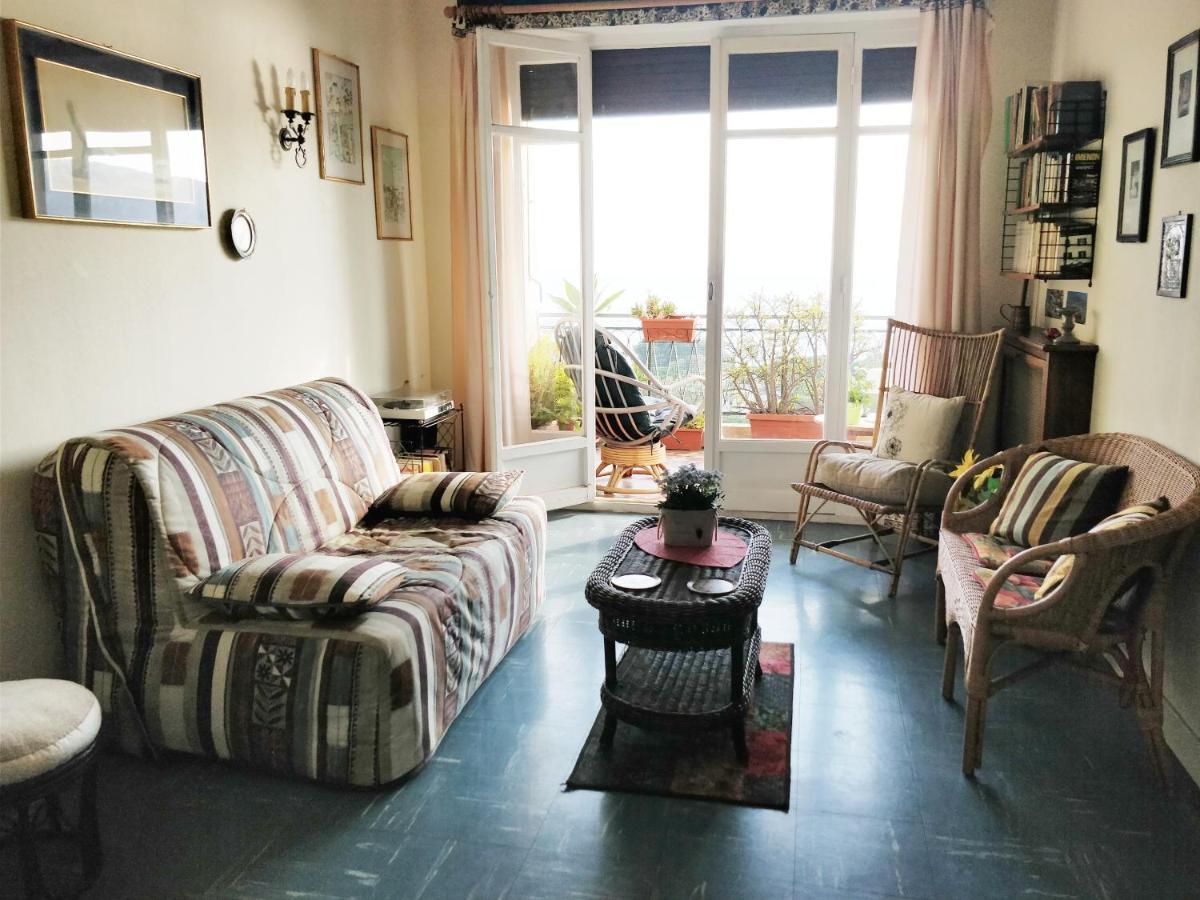 Vintage Flat On Villefranche Bay - Free Car Park 外观 照片